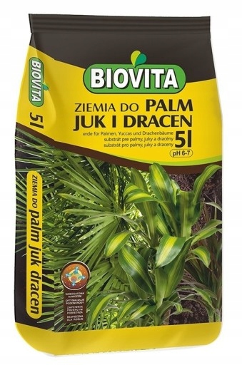 

Ziemia do roślin Zielonych Palm Juk i Dracen 5L