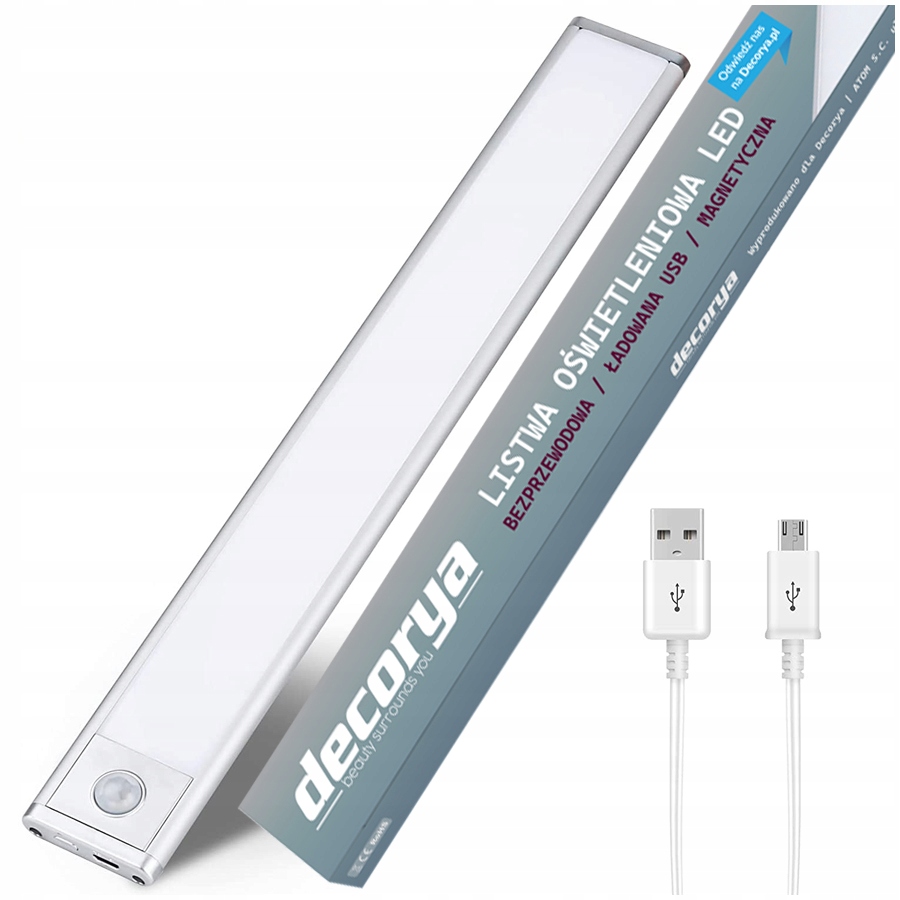

Listwa Led Z Czujnikiem Ruchu Lampa Przenośna 2W