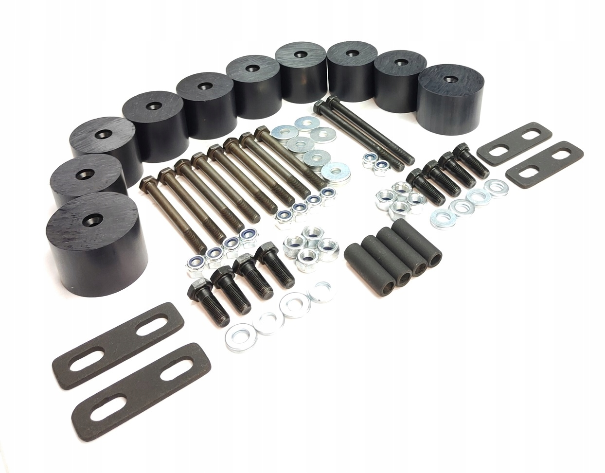 Range Rover P38 Body Lift 50mm Lift 2 cale śruby klasa 10,9 Strona zabudowy przód + tył