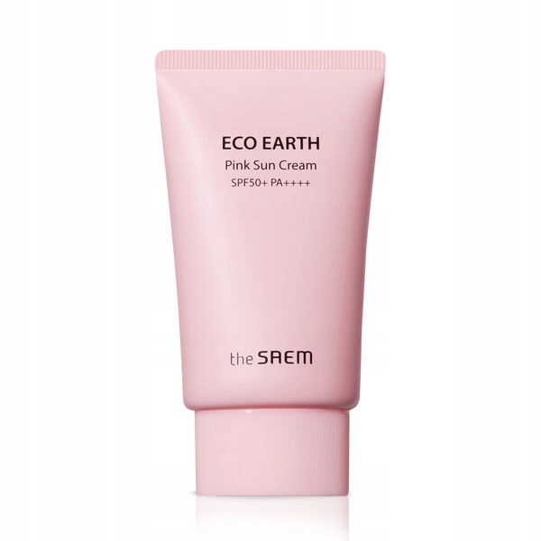 The Saem Eco Earth Pink Sun Cream SPF50+ krém s filtrem na obličej 50 ml