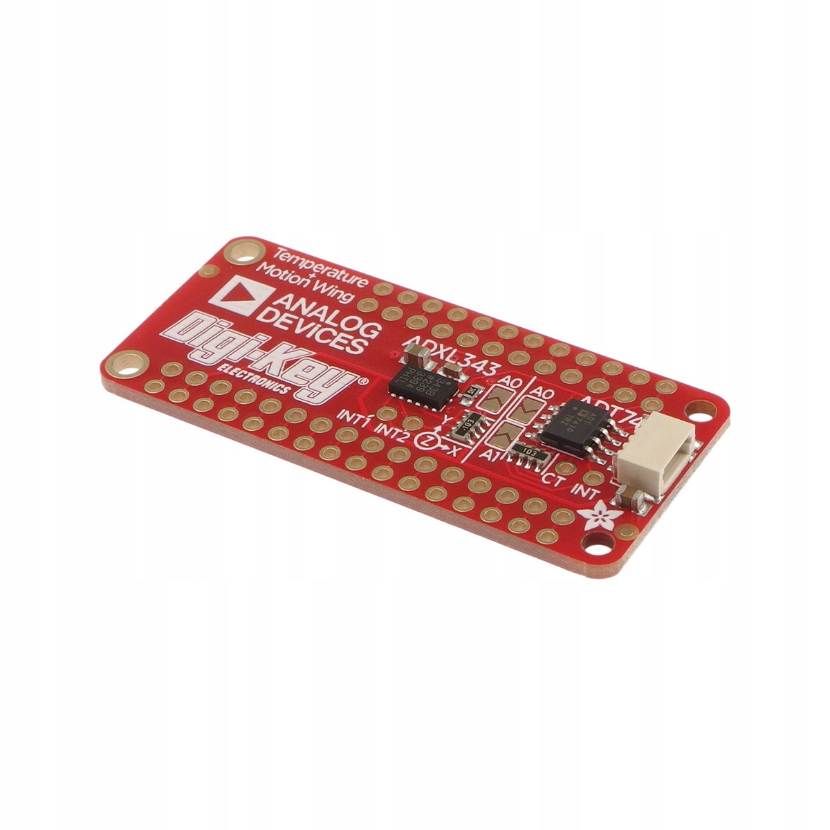 ADXL343 + ADT7410 Sensor FeatherWing - moduł z 3-osiowym akcelerometrem ...