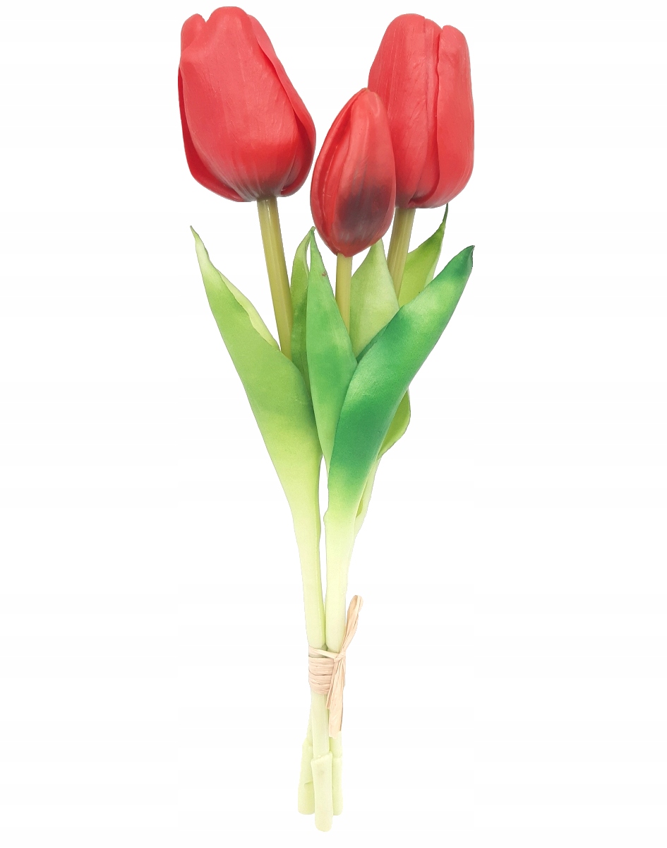 

Tulipan Silikonowy Tulipany Bukiet Czerwone 29 cm