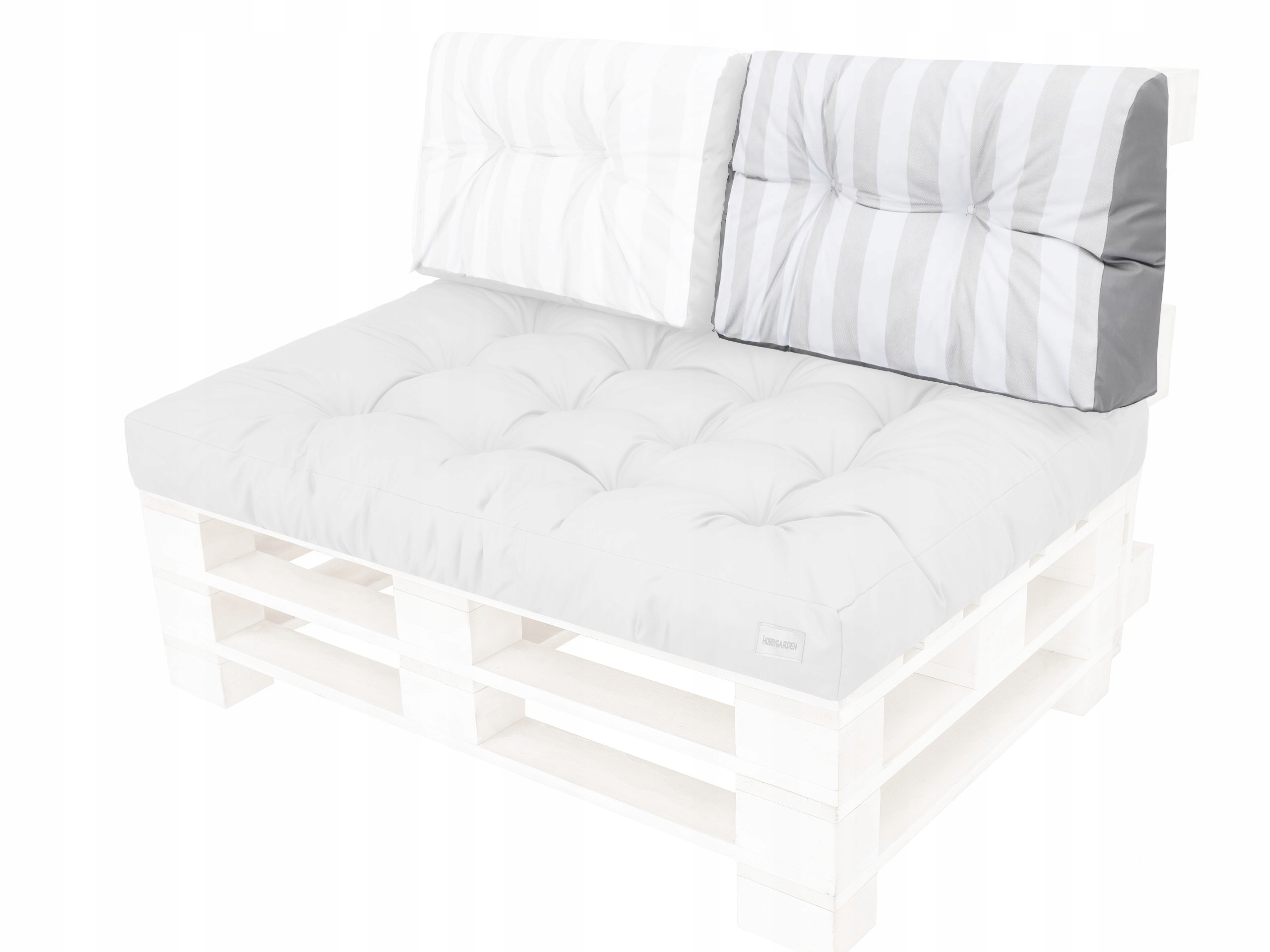 Polštář na opěradlo pro lavičku z palet malý 60x40 cm