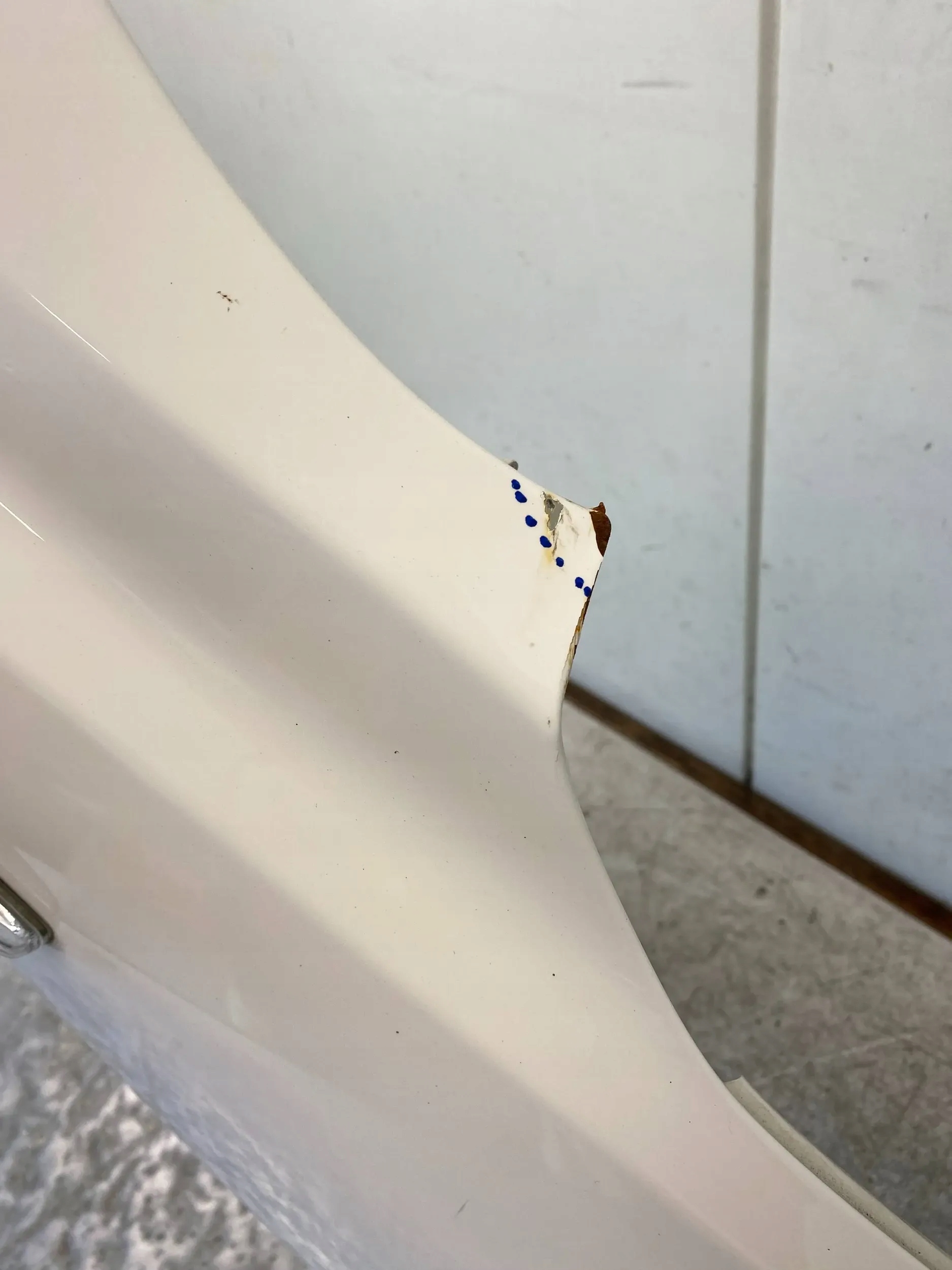 KIA RIO IV fender right front BIALY UD