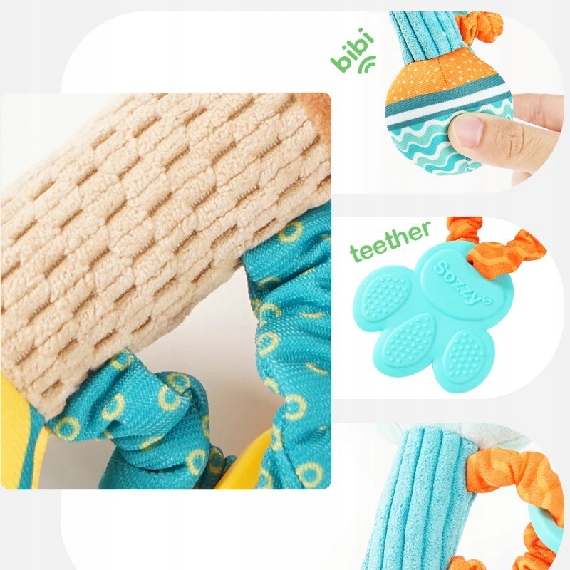 SILIKONOWY GRYZAK PLUSZOWA GRZECHOTKA SARENKA Marka inna