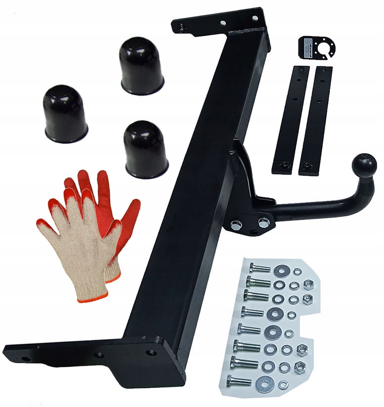 BEZ CIĘCIA ZDERZAKA HAK HOLOWNICZY+OSŁONKI do FORD KUGA MK1 I SUV 2008-2013 Rodzaj kuli Odkręcana