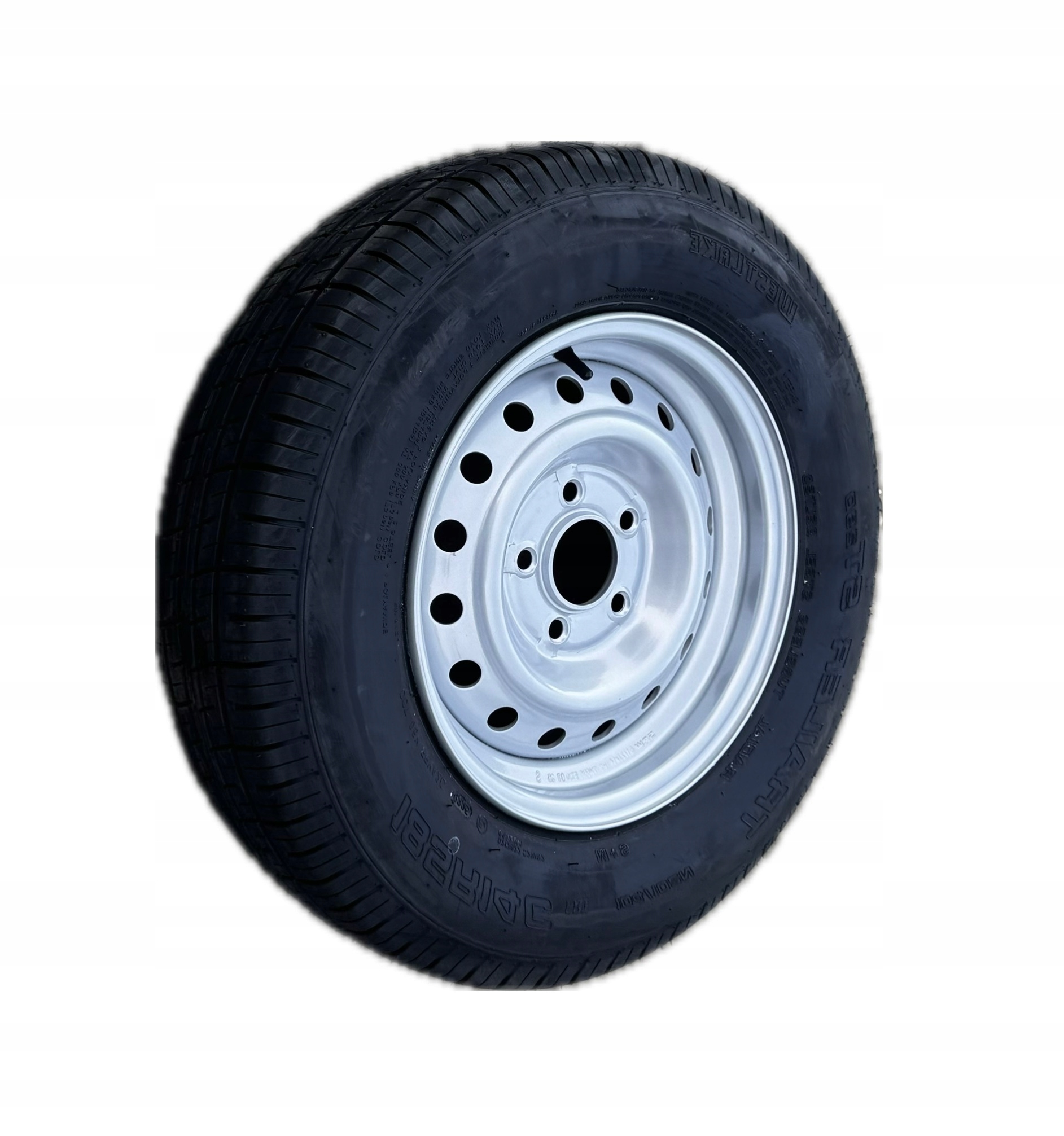 Kolo přívěsu 185/80R14C Westlake ST290 Stříbrný ocelový ráfek 5x112 ET30