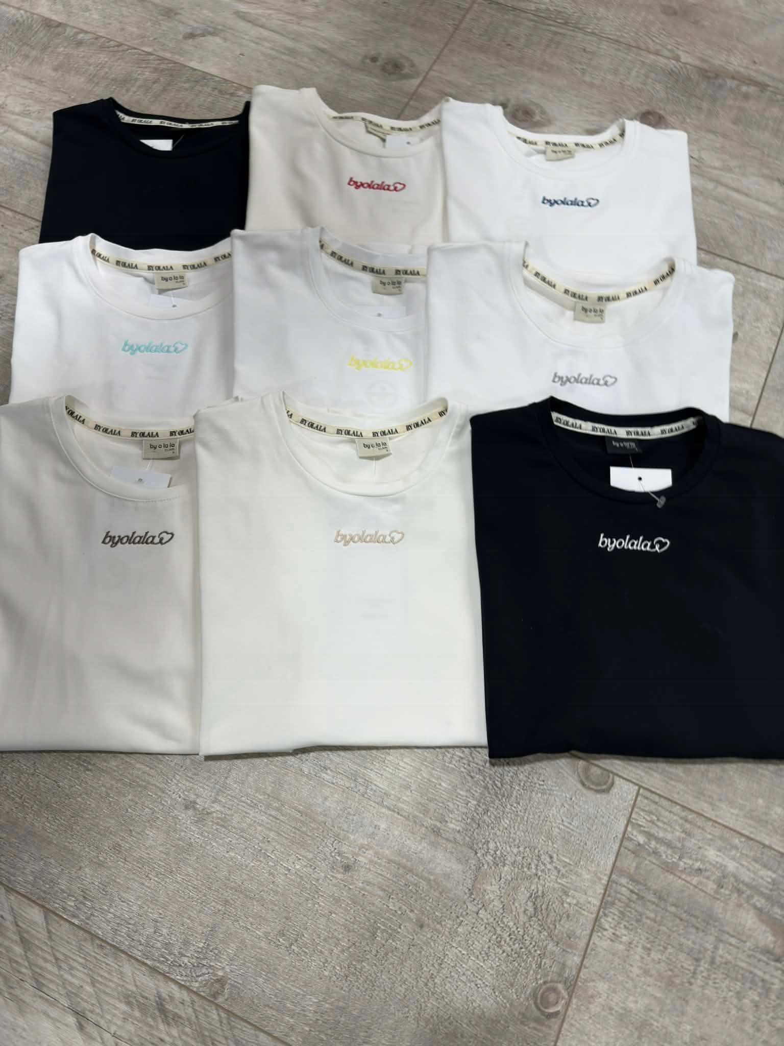 By O La La! Klasické Tričko S Logem, Bílá/žlutá Barva