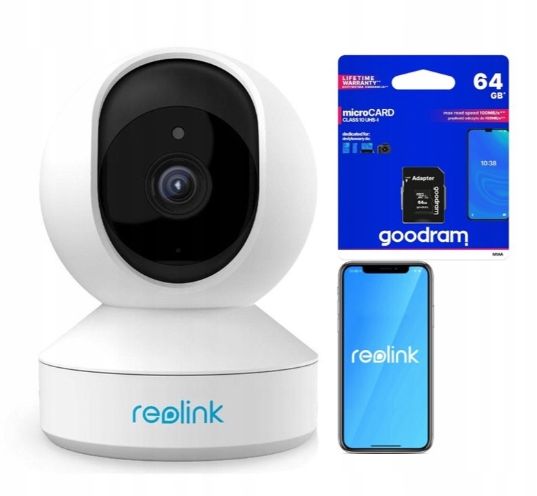 Kamera Reolink Séria E E340 5MP Wifi Hd Nočný režim Ptz Karta 64 Gb
