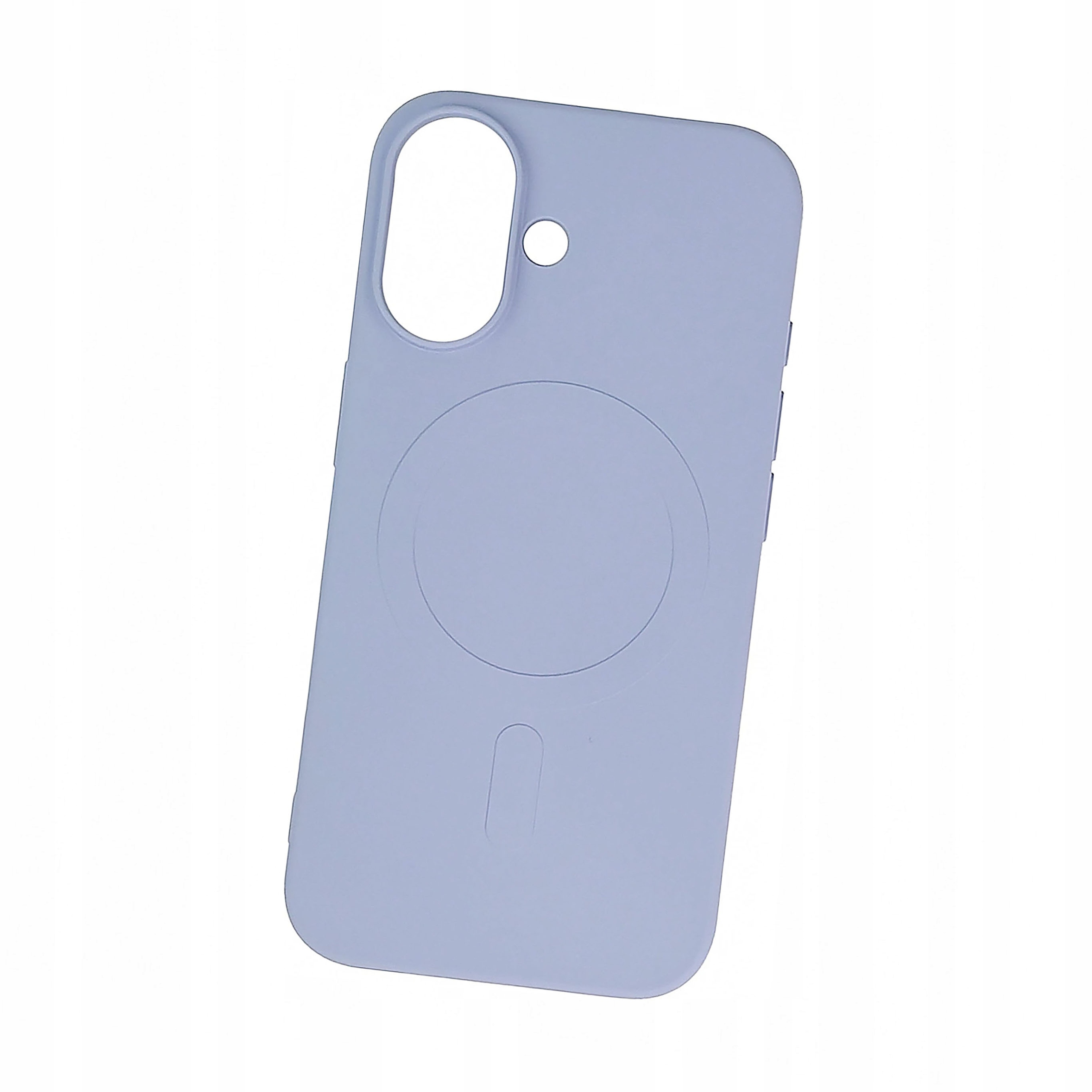 Plecki Etui Liquid Silicone Case MagSafe do iPhone 16 lawendowe
