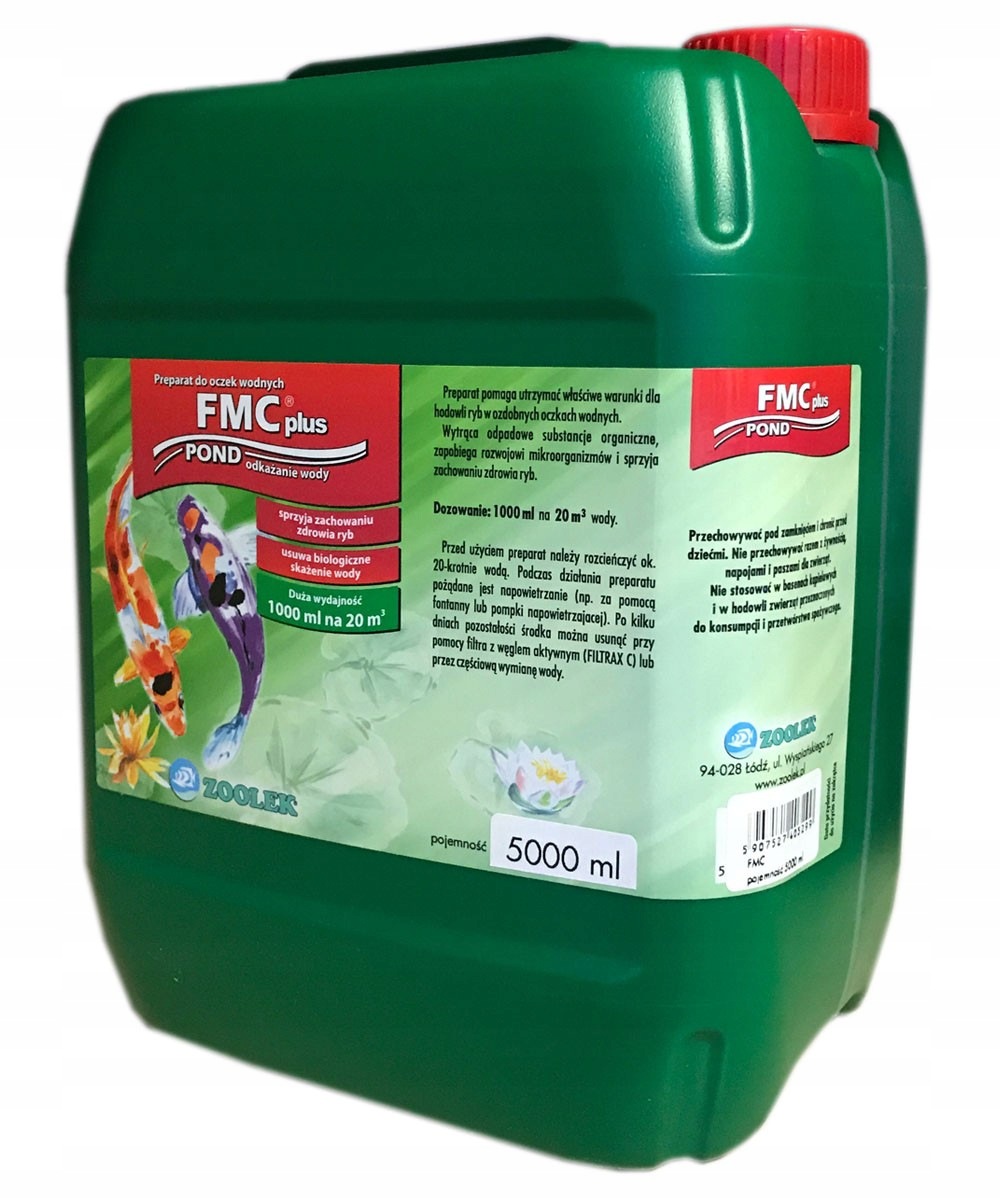 Dezinfekční Přípravek Do Jezírka S Chorobou Ryb 5000 ML, Léčivý