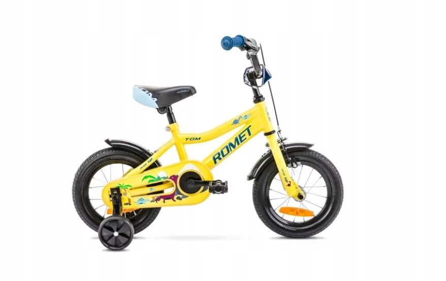 Rower dziecięcy Romet Tom 12" zółto niebieski