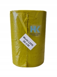 

Worki na śmieci 35L Ldpe, żółte, 50 sztuk
