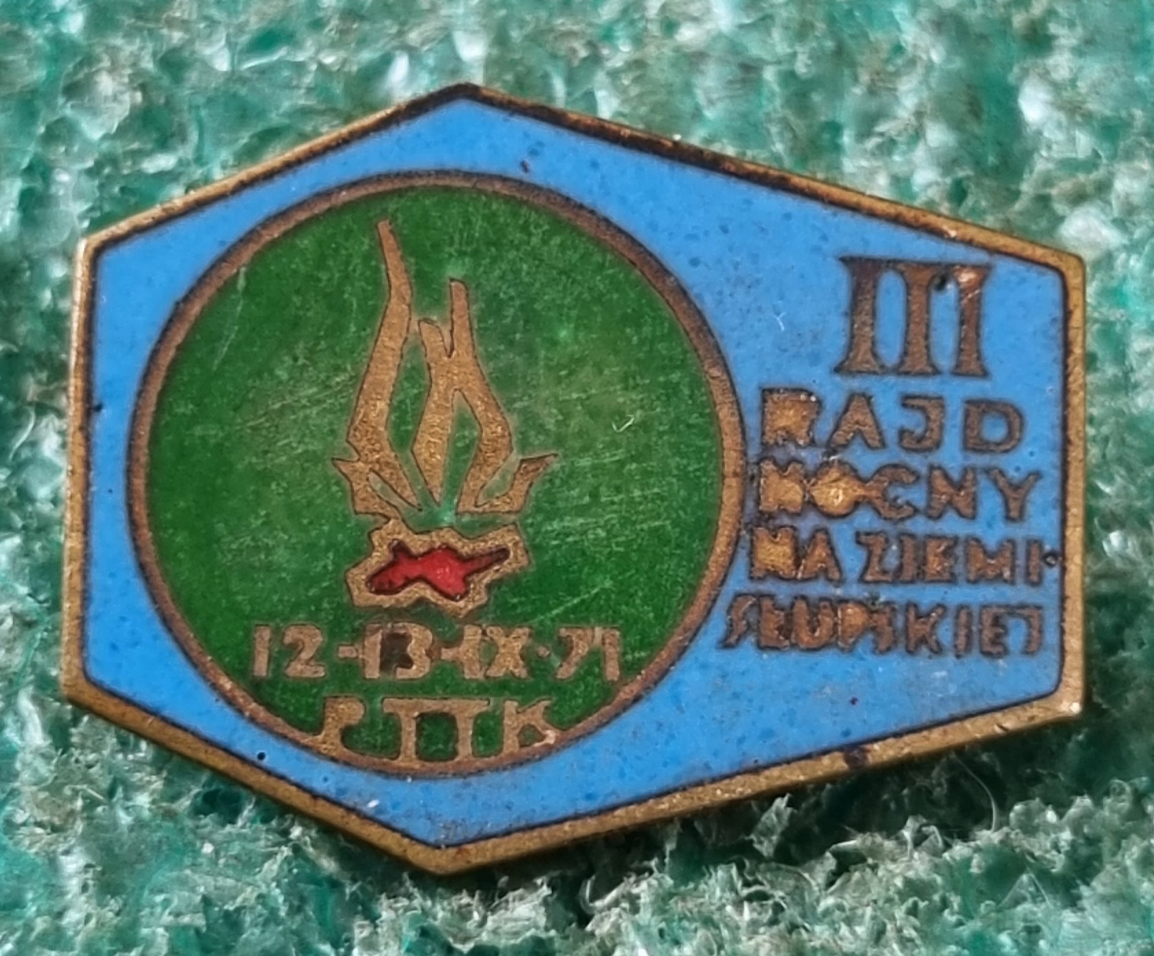 ODZNAKA III RAJD NOCNY PO ZIEMI SŁUPSKIEJ 1971