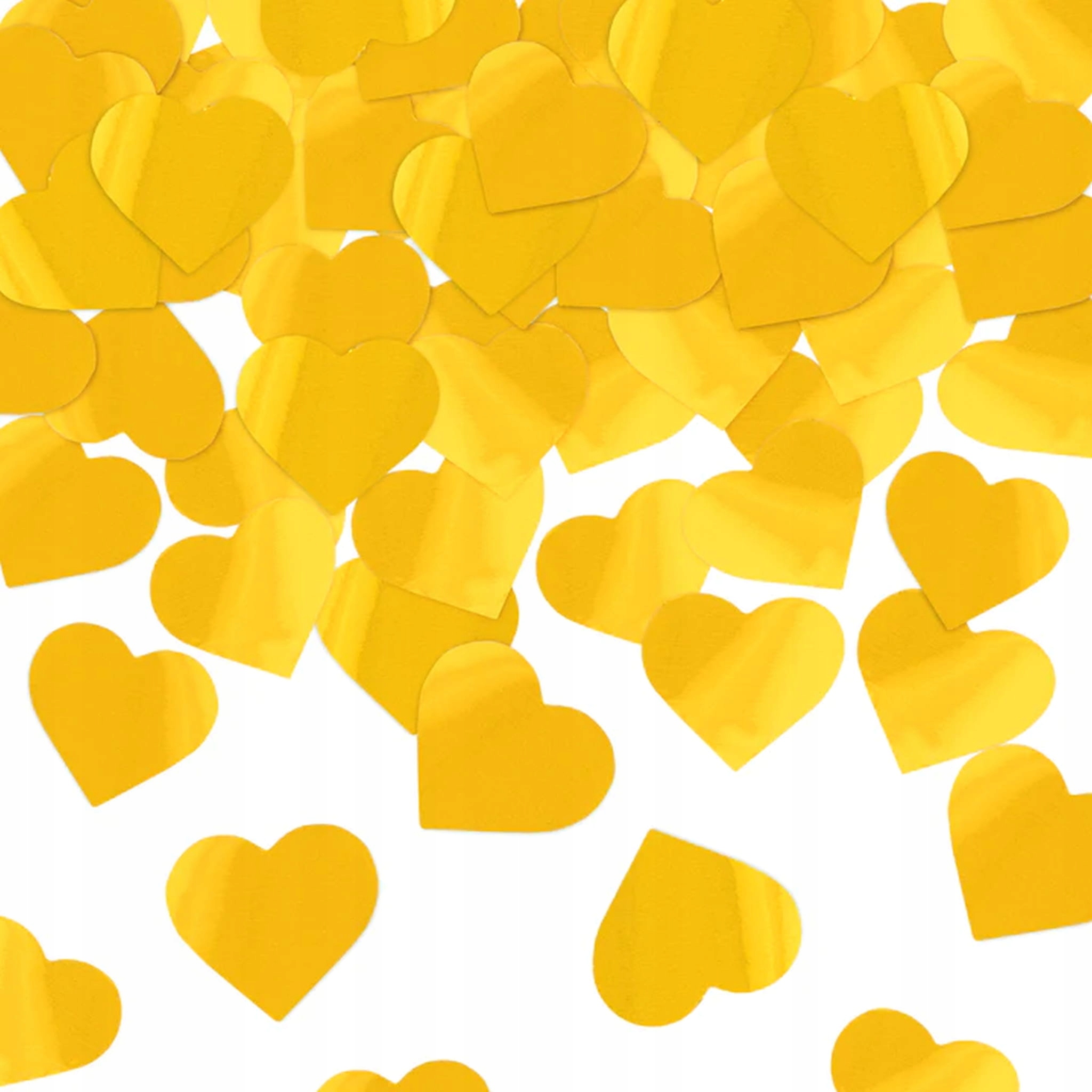 Tuba Konfetti serca metaliczne złote 60cm EAN (GTIN) 5904610144060