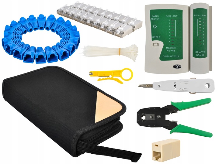 TESTER SIECIOWY WCISKACZ STRIPPER ZACISKARKA RJ45 Producent Bigstren