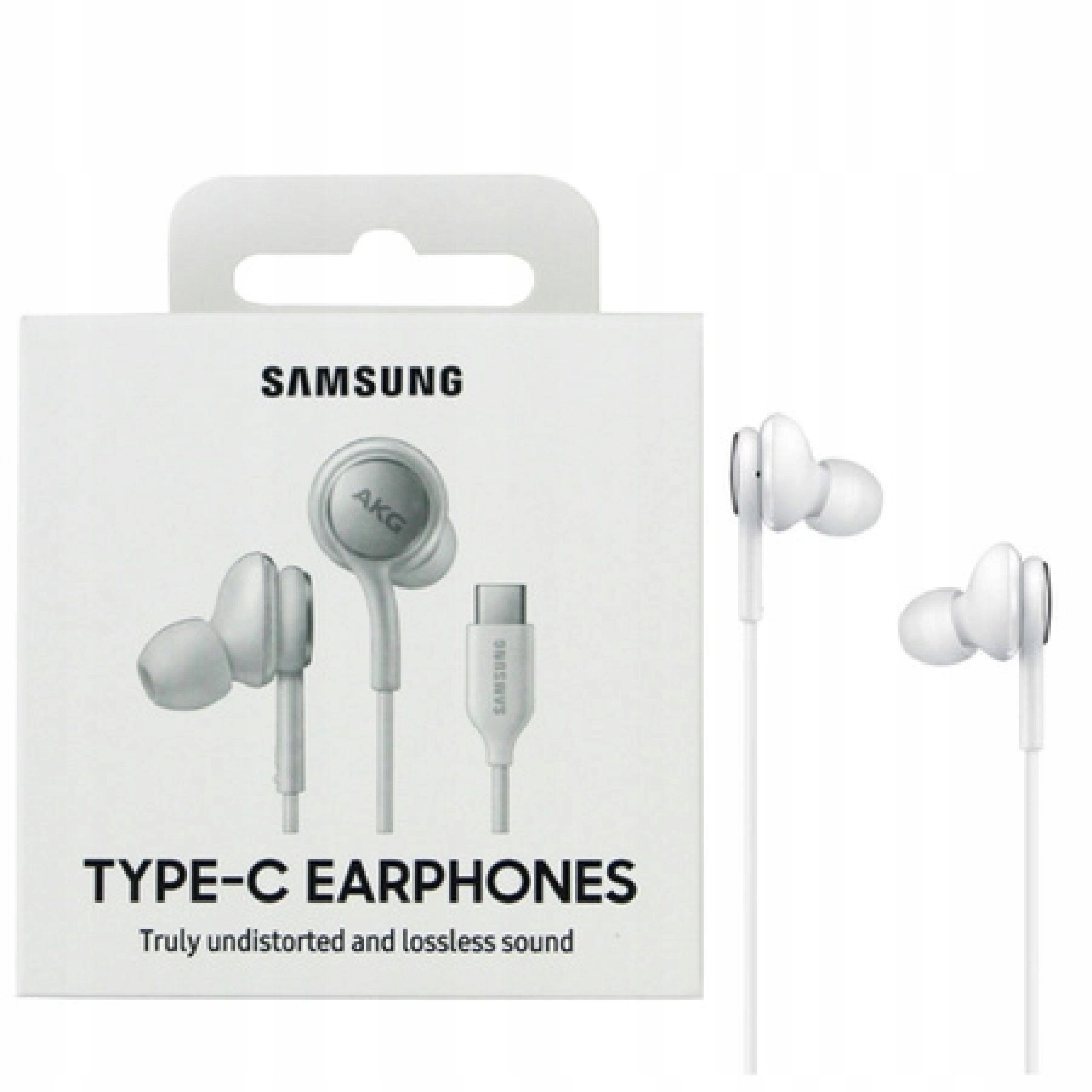 Eredeti Samsung fejhallgató Akg EO-IC100BWEGEU Type C fehér (bliszter)