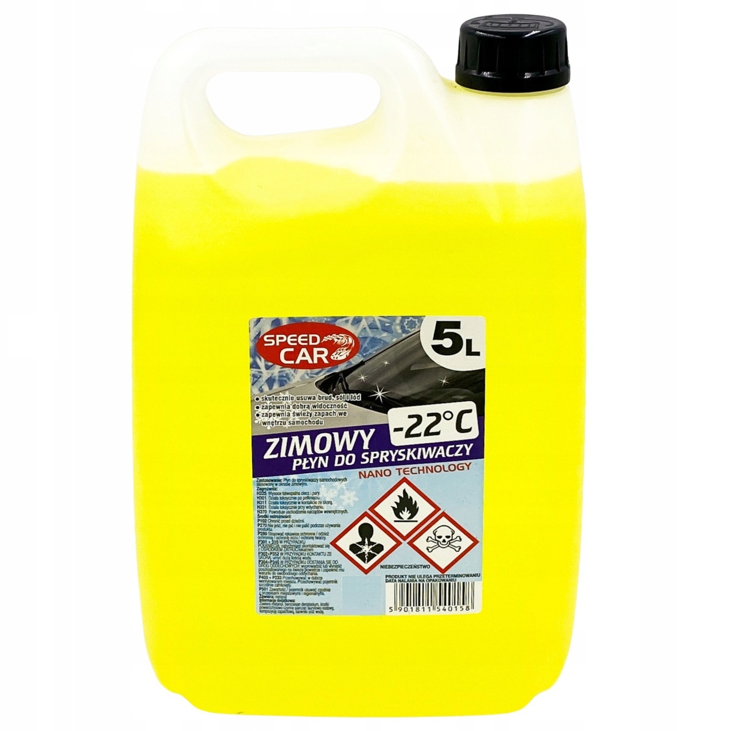 ZIMOWY PŁYN DO SPRYSKIWACZY -22C 5L ZAPACHOWY