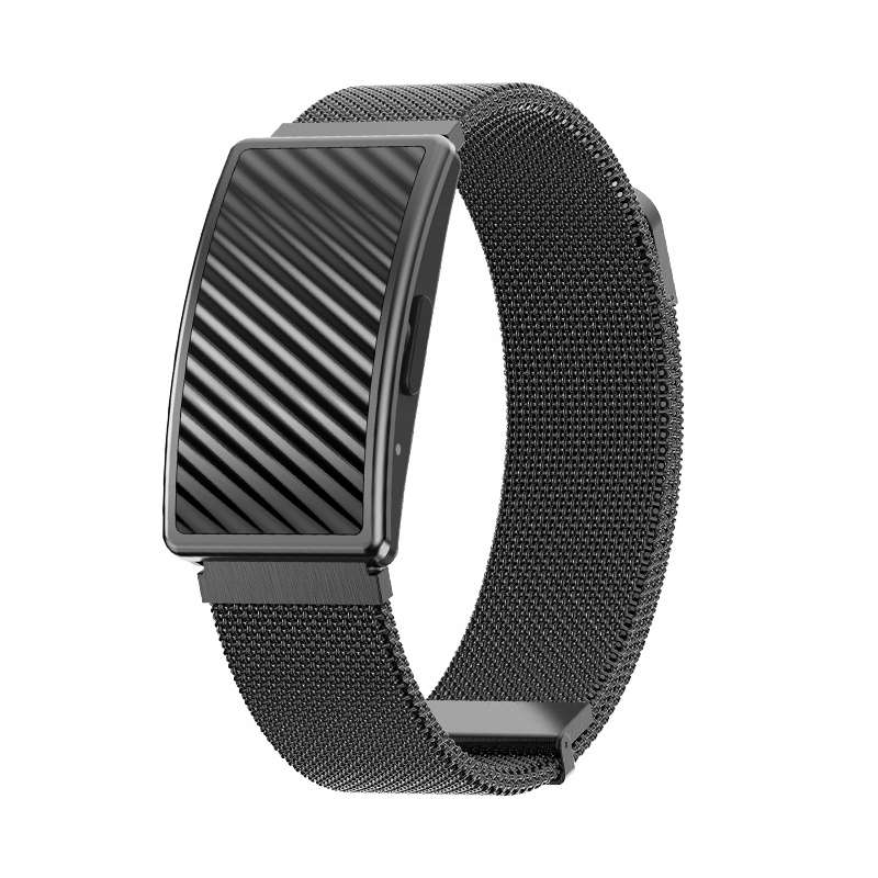 Pásik JCVital V5 Ai Monitor srdcového tepu SpO2 Sen Hrv Tlak Glukóza IP68 Bk
