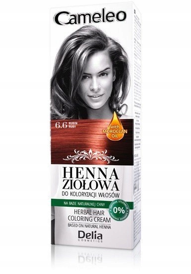 DELIA CAMELEO Henna ziołowa RUBIN 6.6