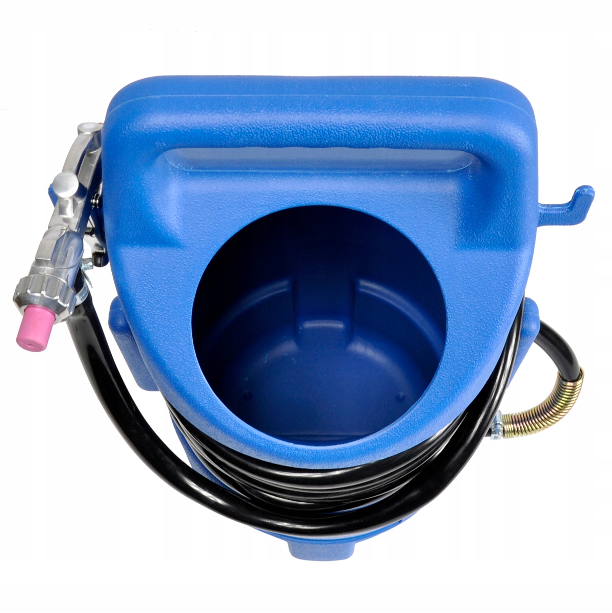 PRZENOŚNA PIASKARKA PNEUMATYCZNA 10L PISTOLET DO PIASKOWANIA Waga urządzenia 2 kg