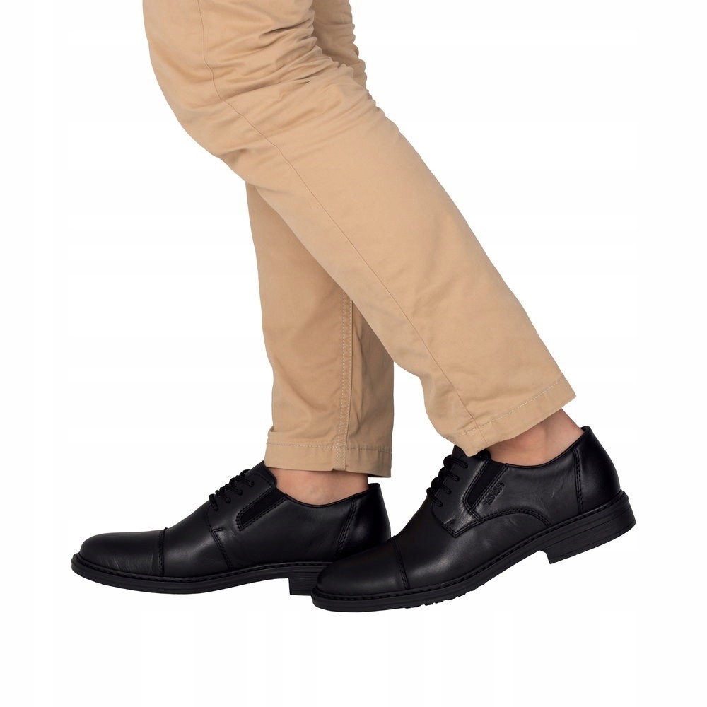 Rieker černé pánské elegantní polobotky vel 44