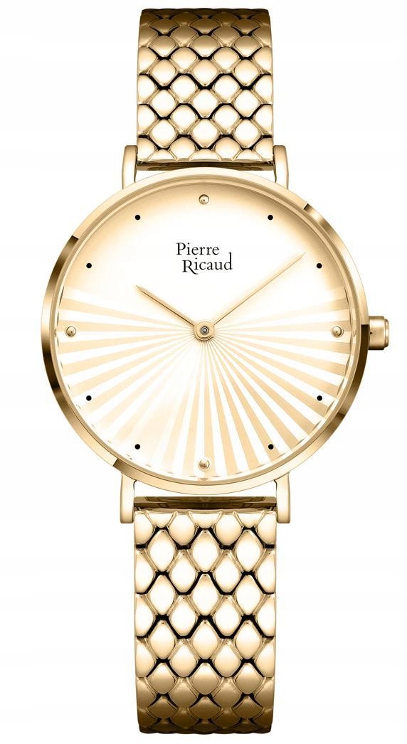 Nové Originální dámské hodinky Pierre Ricaud P22166.1141Q klasické zlaté