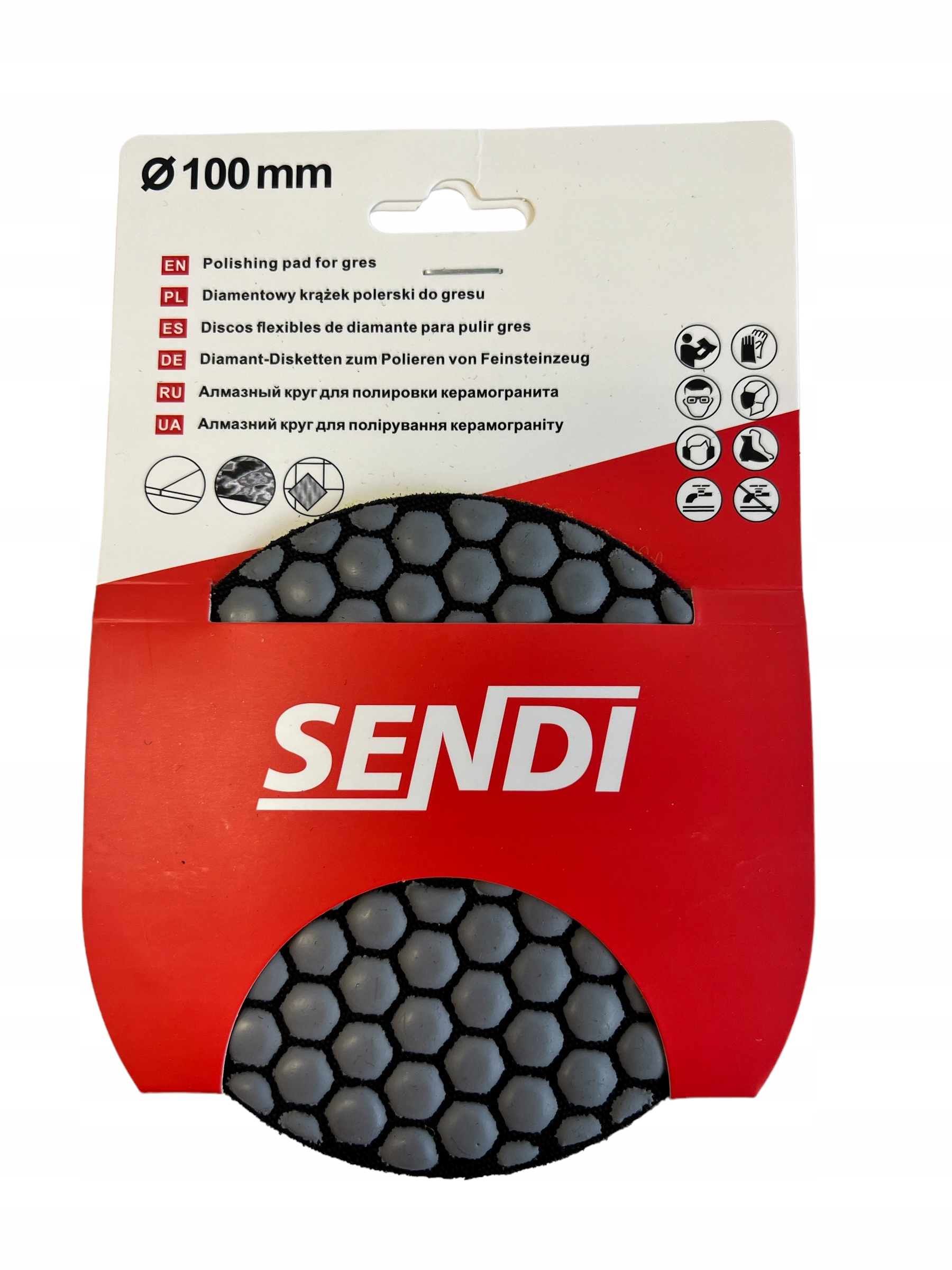 

Dysk pad polerski Sendi 100mm gradacja 100
