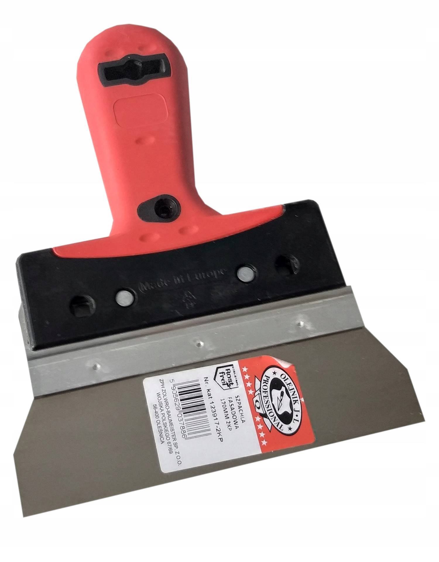 

Szpachelka fasadowa ze stali nierdz 170 mm Olejnik