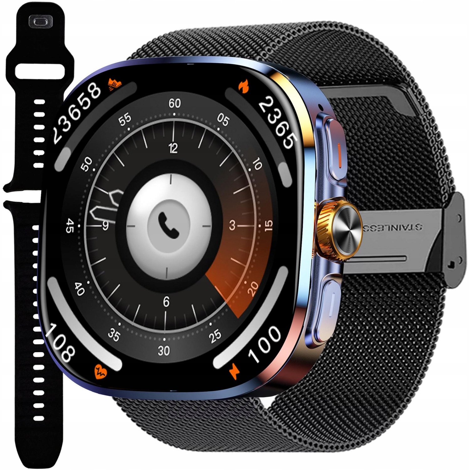 Chytré Hodinky Enter AiWatch Ultra Amoled Fotoaparát Rozhovory Zdraví Aplikace