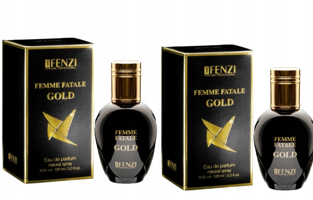 JFenzi Femme Fatale Gold 2x100ml eau da parfum sada