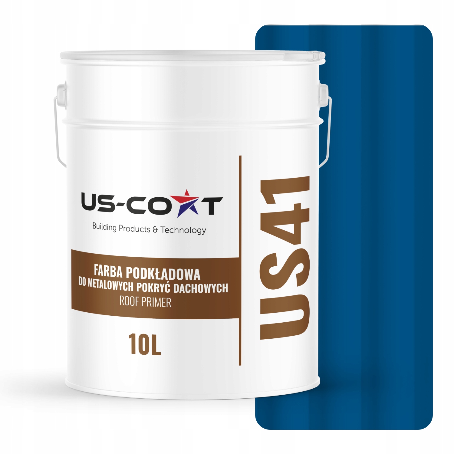 Podkladová Farba Na Strechu Kovových Krytín Modrá Ral 5005 10 L Matná