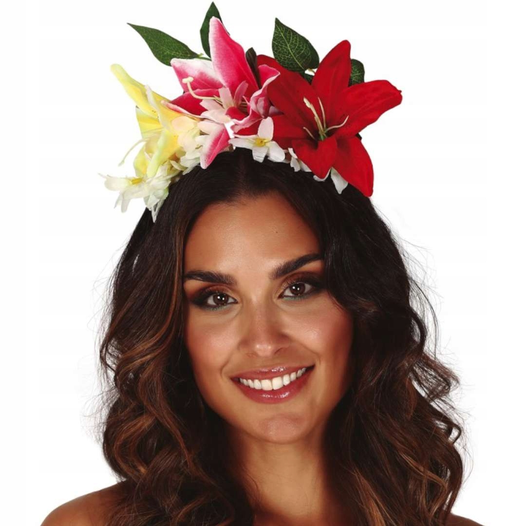 

opaska Kwiatowa kwiaty Aloha hawajska