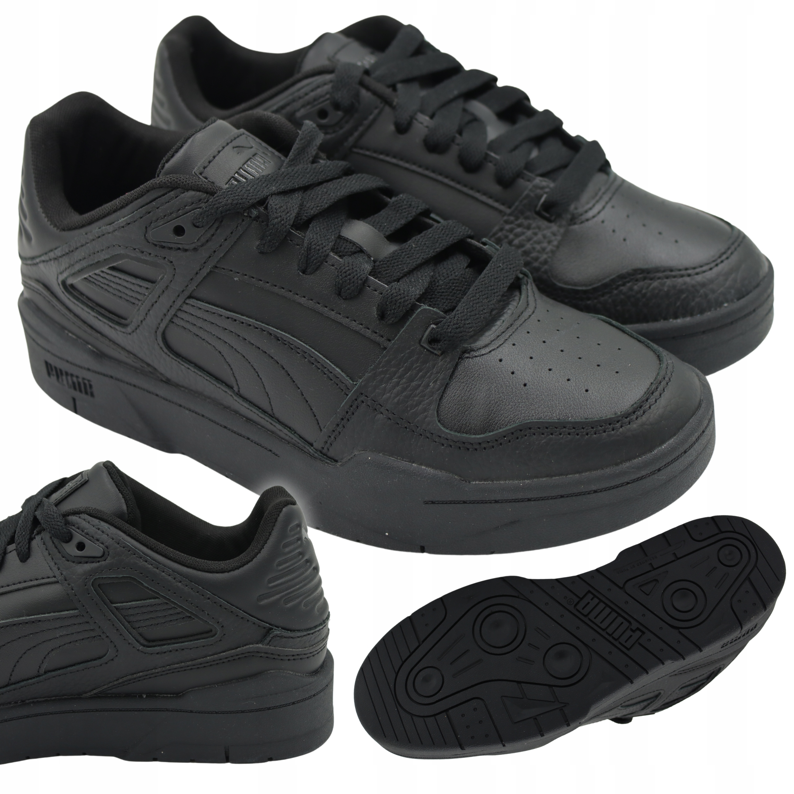 Pánské boty Puma Slipstream Lth Černé Sportovní Pohodlné Kůže Vel. 41