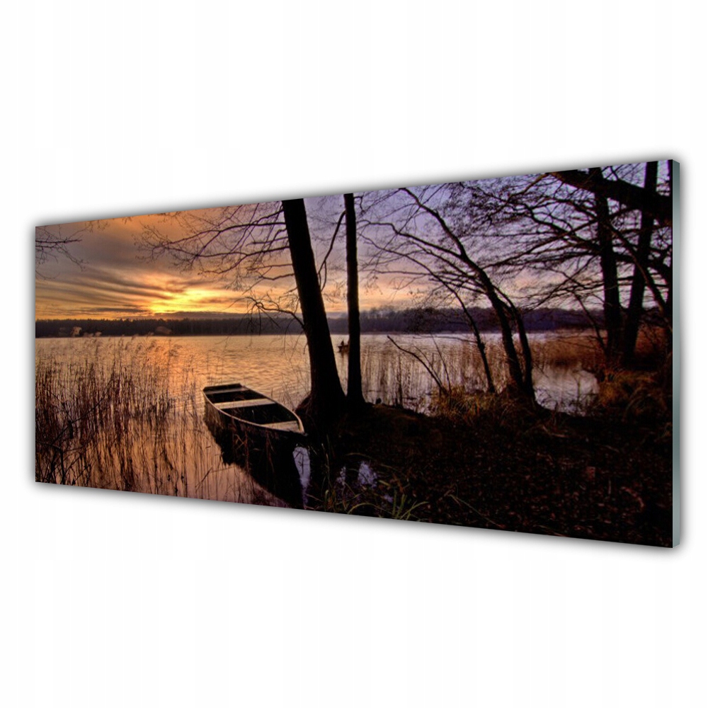 

Obraz akryl ścienny 125x50 Morze Łódka Krajobraz