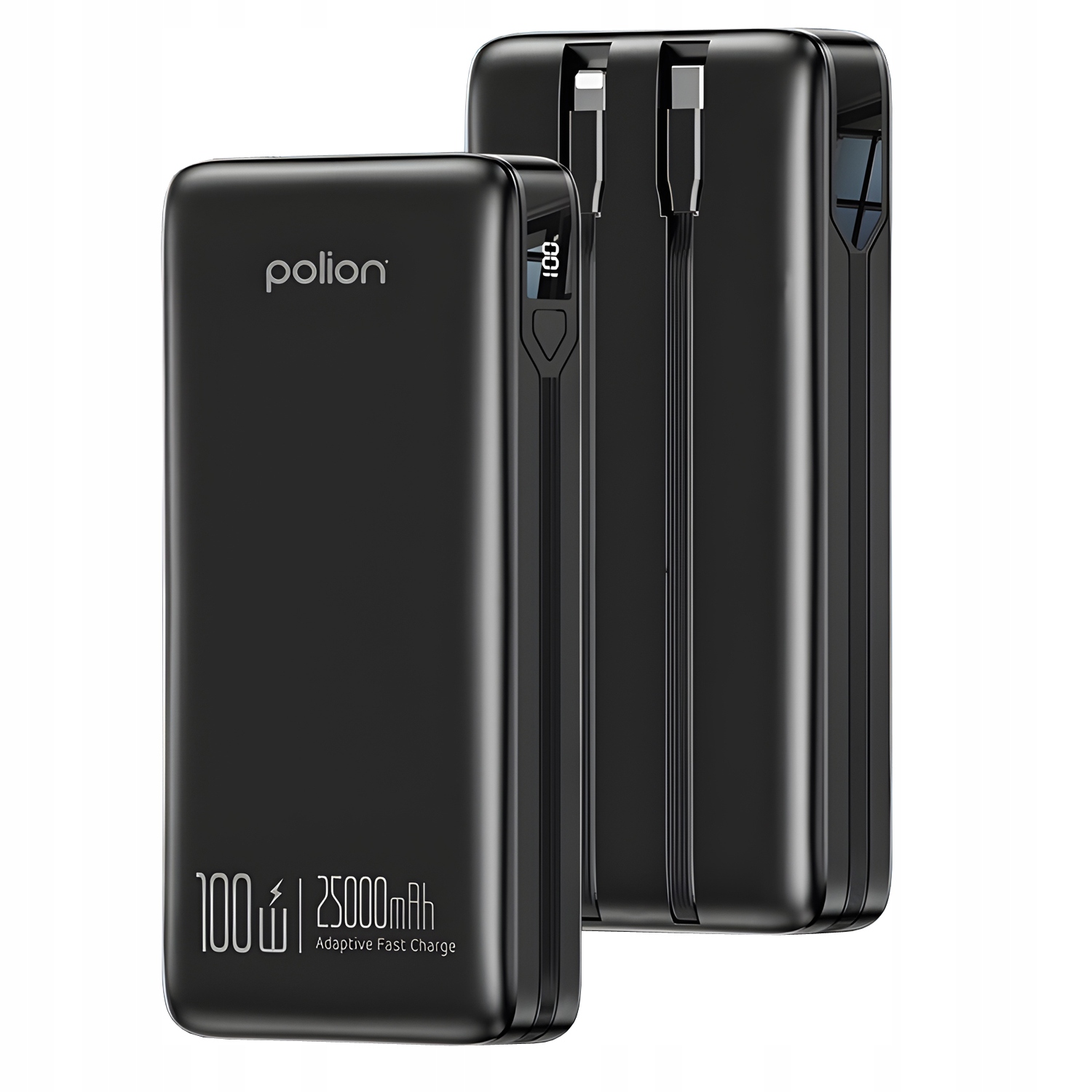 Powerbanka 25000 mAh rychlé nabíjení 100 W telefon notebook Usb-c Pd Qc Polion