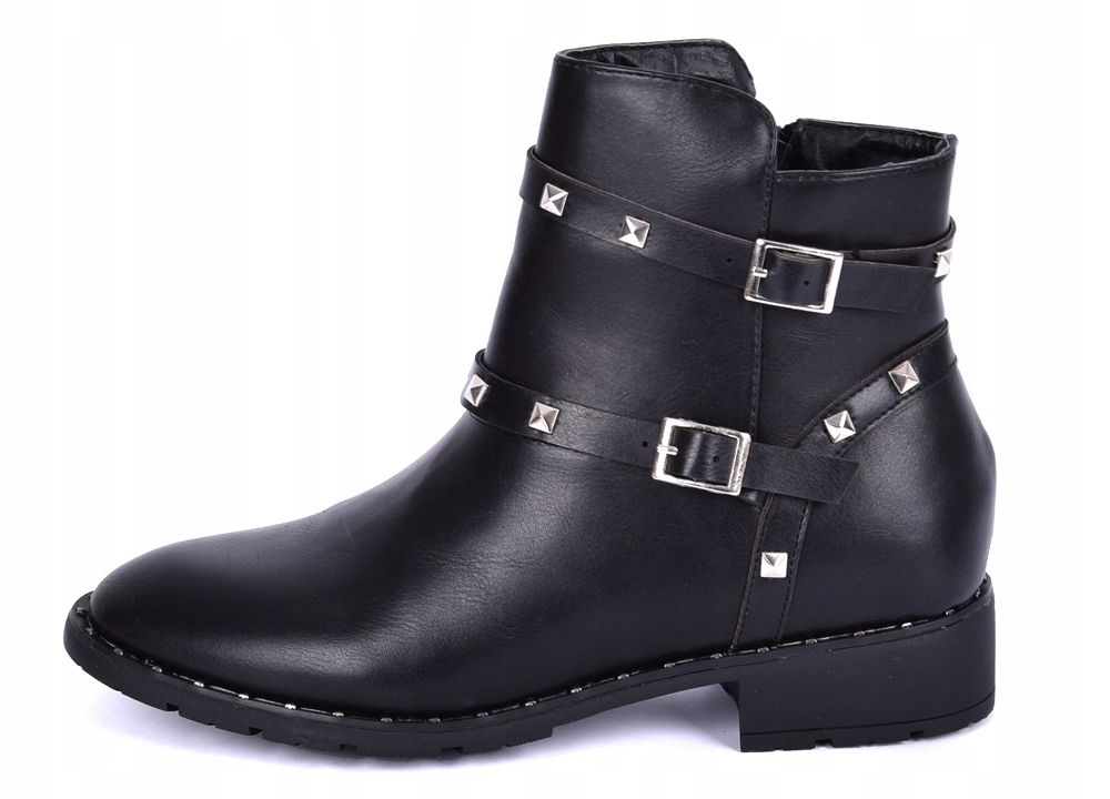 Boty Kotníkové Boty černé Poelman vel. 40