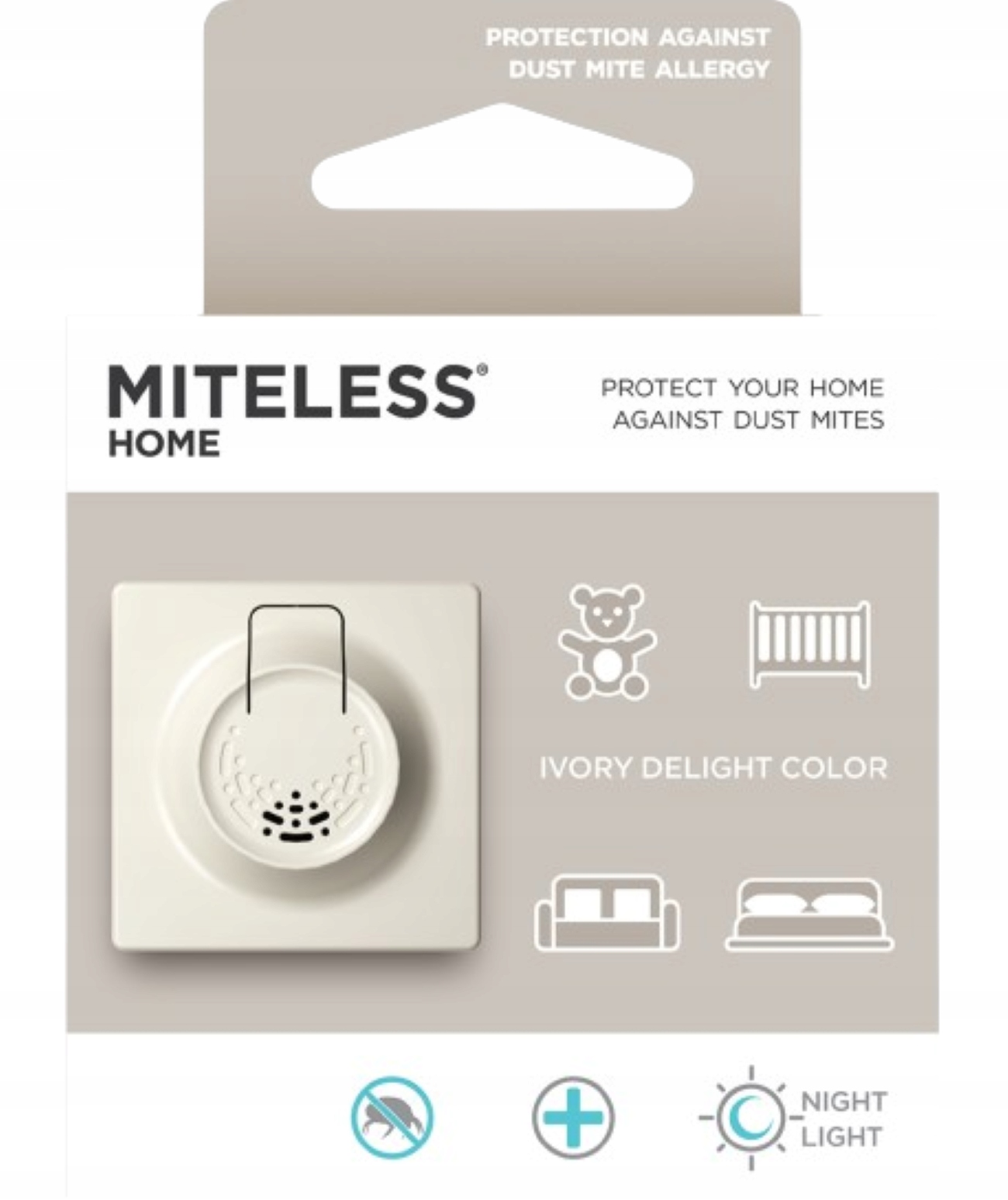 Ultrazvuková Ochrana Před Prachovými Roztoči V Domácnosti Miteless Home Béžová