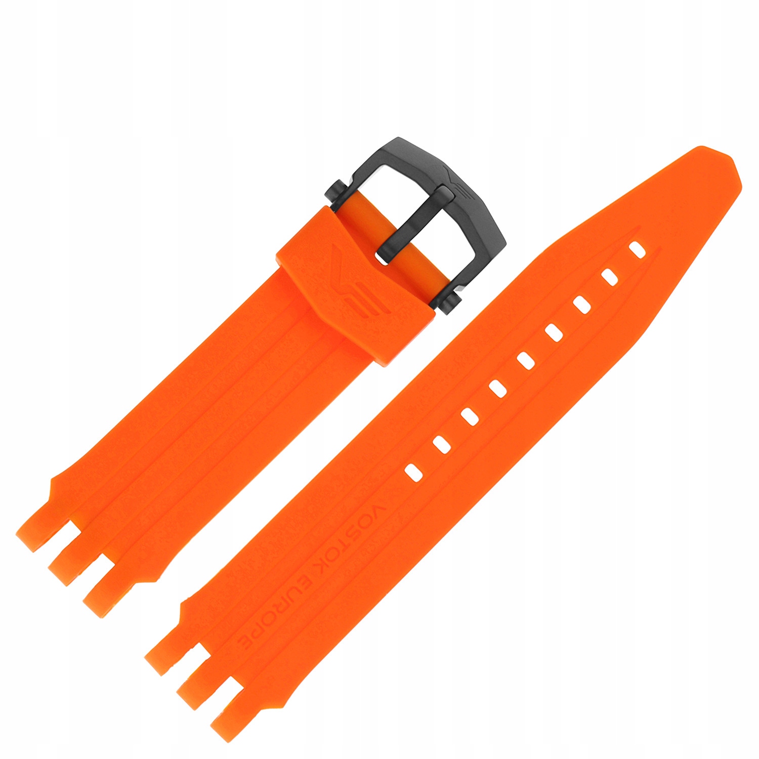 Pásek Energia 3 Silikon (C649) oranžový, černá barva