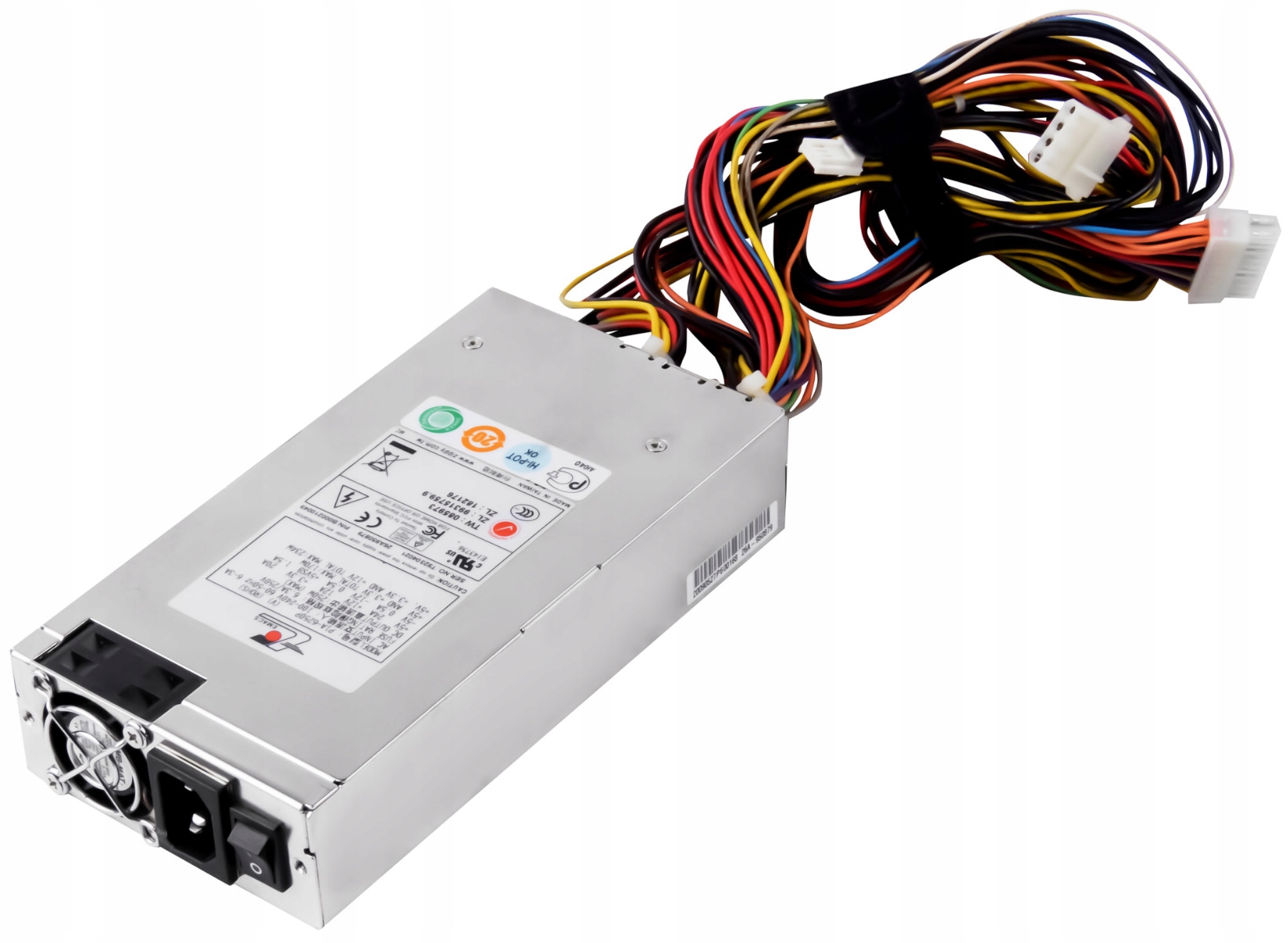 Emacs P1A-6250P 250W B000210049 1U Atx 20-PIN Aux Napájecí zdroj 250W