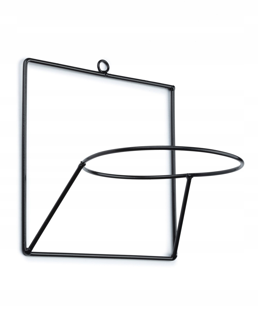 

Kwietnik Ścienny Metalowy Loft Czarny Wiszący