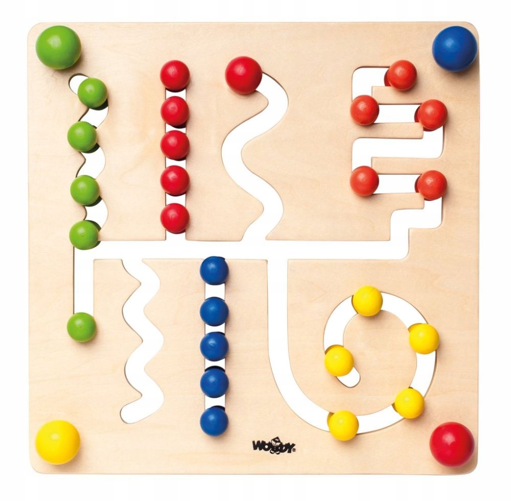

Woody Labirynt manipulacyjny drewniany montessori