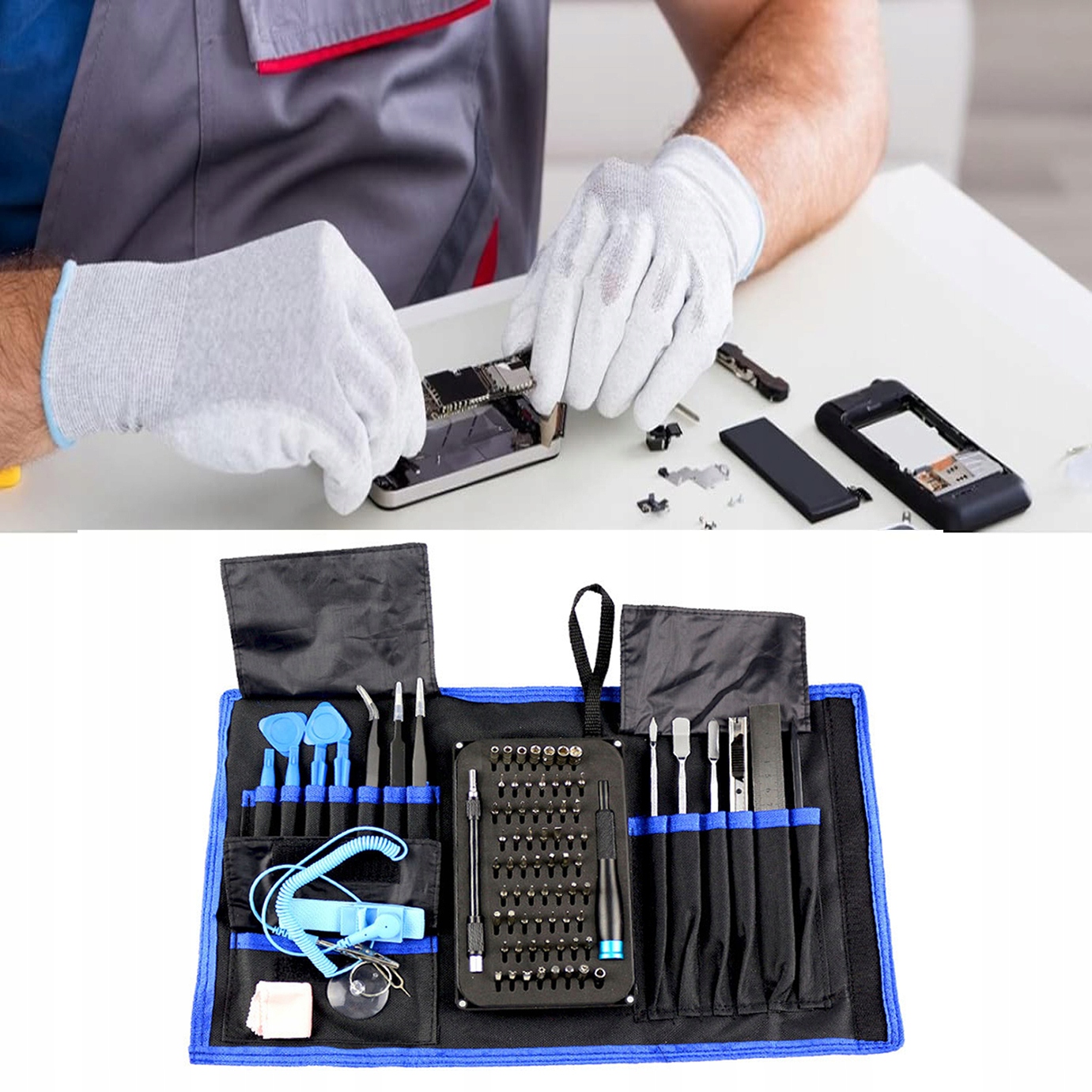 Zestaw narzędzi Tech Toolkit 85 el. Precyzyjny Komputer Telefon Marka inna