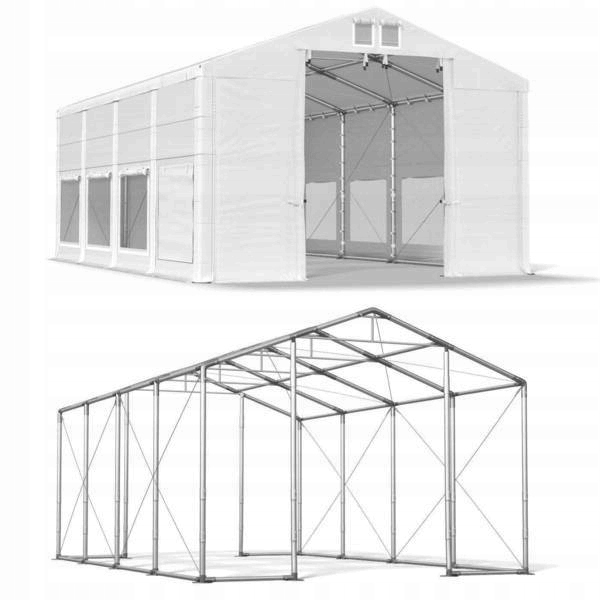 Namiot Handlowy 4x8m [3,5m] Solidny Das 560 Wp