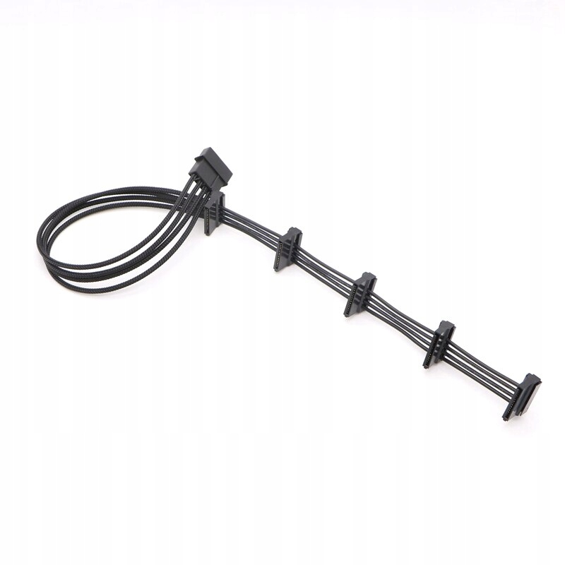 

Rozdzielacz Kabel Zasilający Molex na 5x Sata