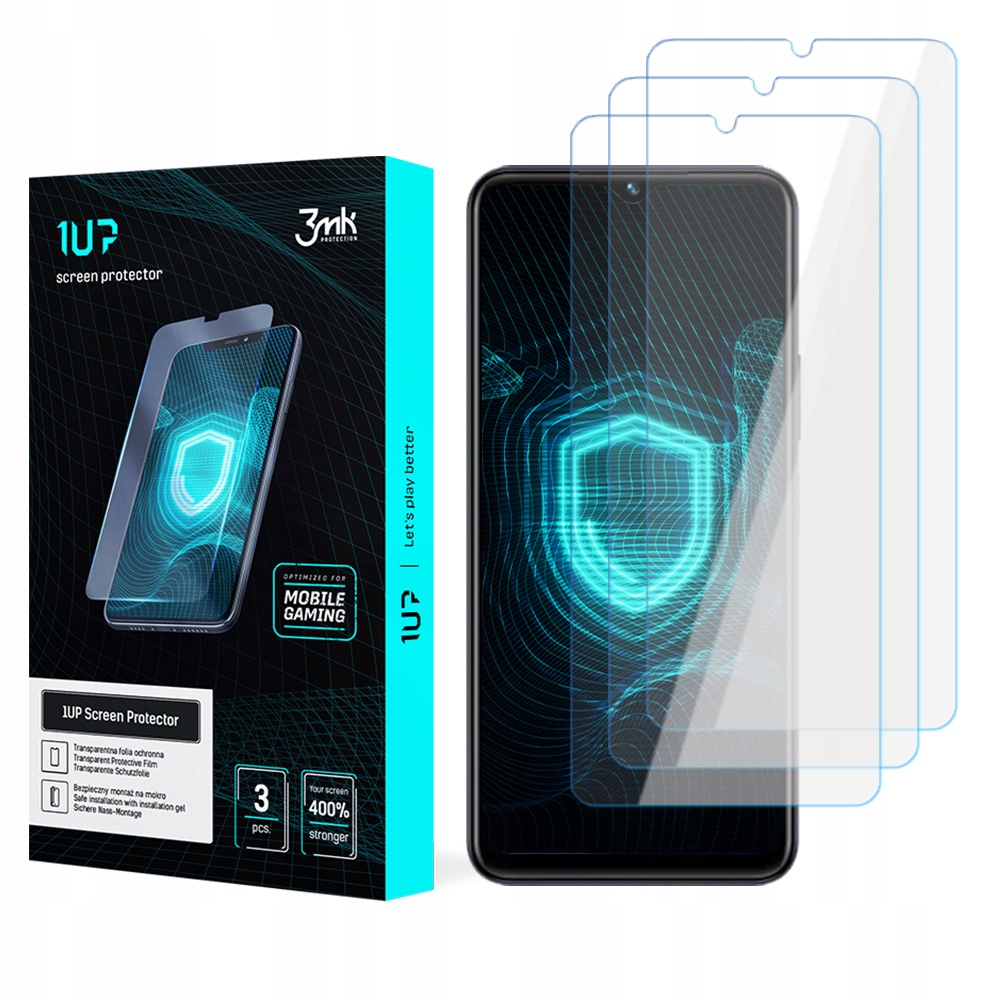 3x Fólie 3mk 1UP pro displej Vivo Y35 4G