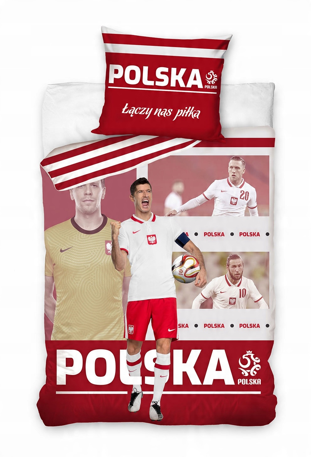 

Pościel Robert Lewandowski 140x200 Pzpn piłka