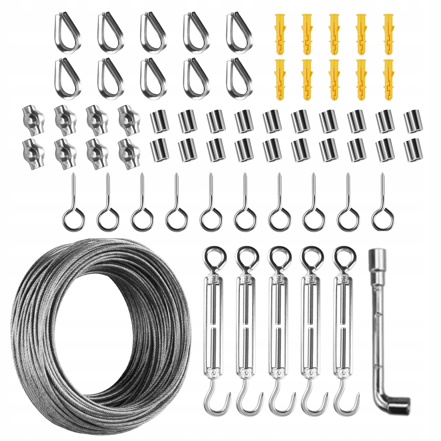 Pevné Ocelové Lanko S Pvc Povlakem Pro Univerzální Řešení 30 M, 3 MM