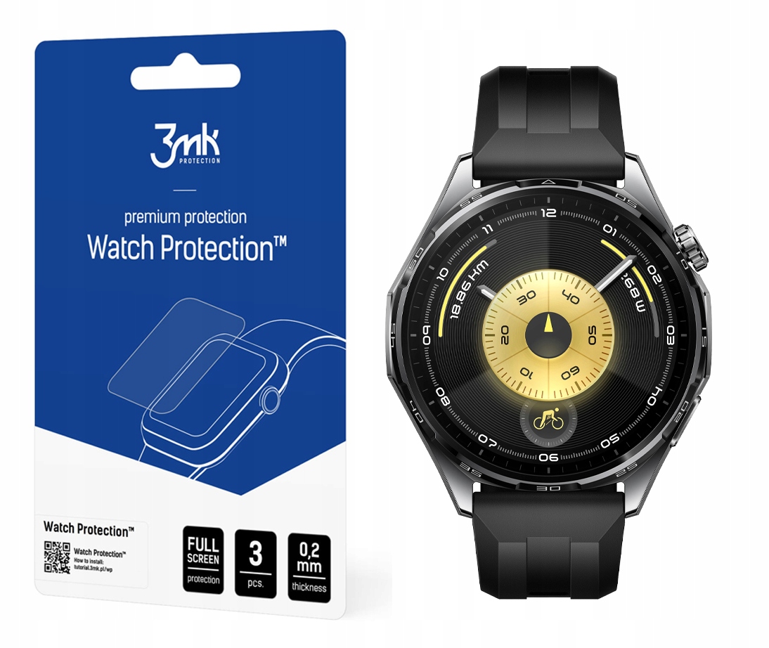 Sklo Flexibleglass Watch 3MK pro Huawei Watch GT6 46 mm