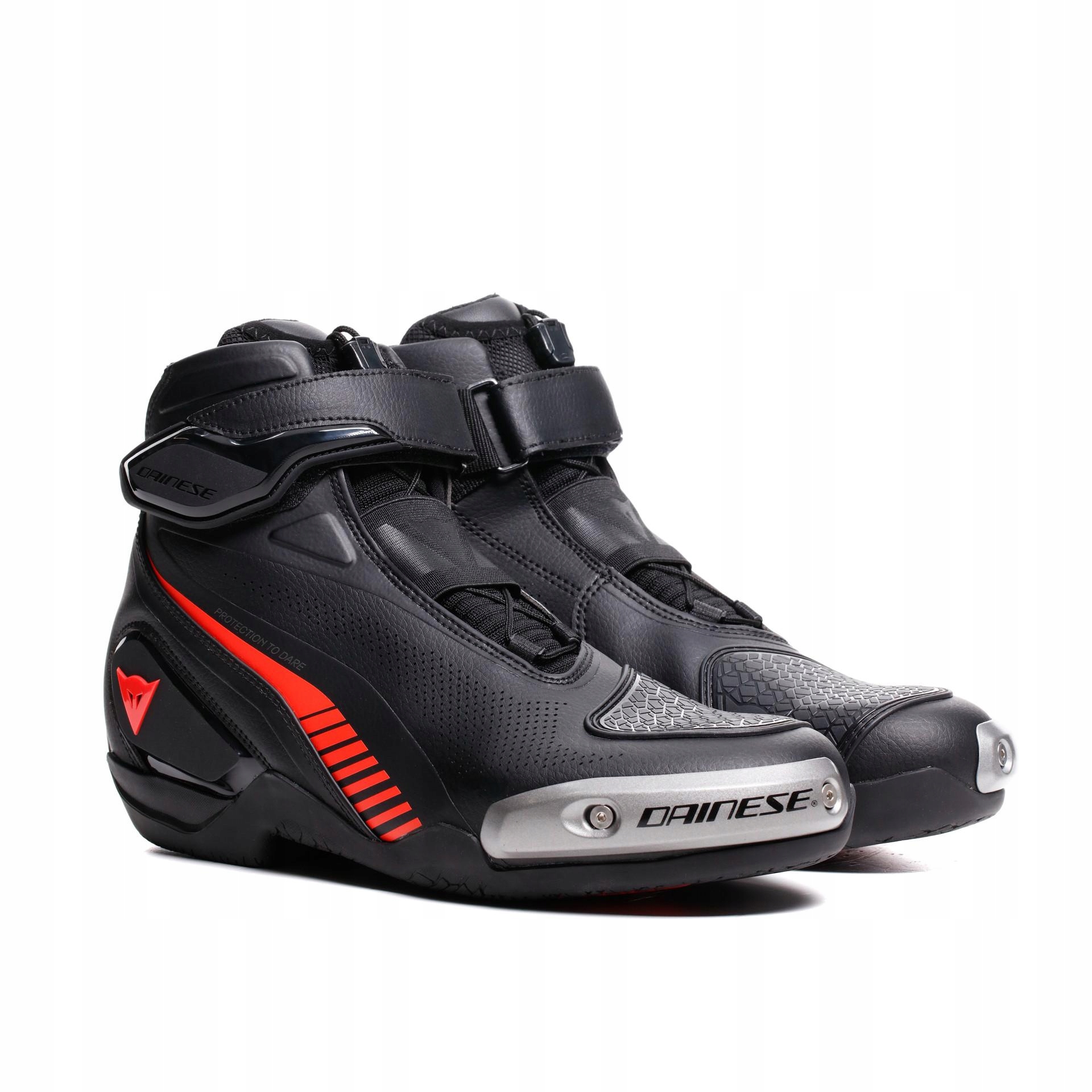 Motocyklové topánky Dainese Superya Shoes Čierno/červené-Fluo 44